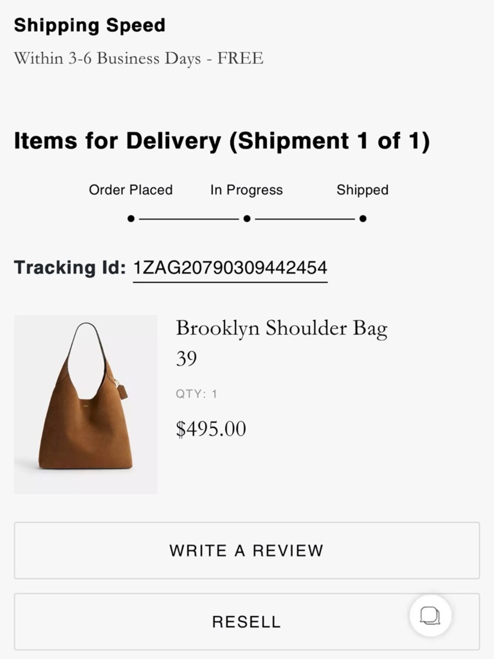 COACH BROOKLYN 39 SUEDE BAG - Picture 10 of 10